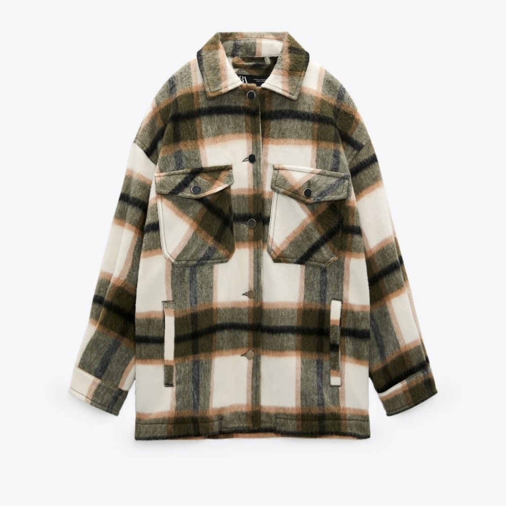 Zara check jacket